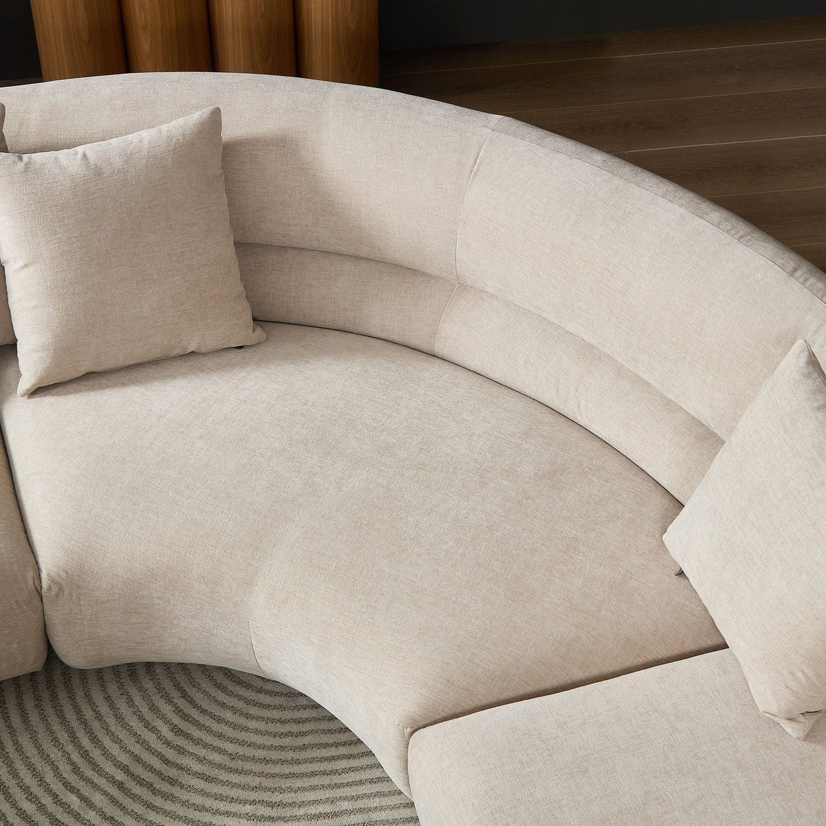 Modular Curved Sectional Sofa
