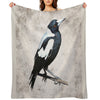 Australian Magpie Lightweight Throw Blanket