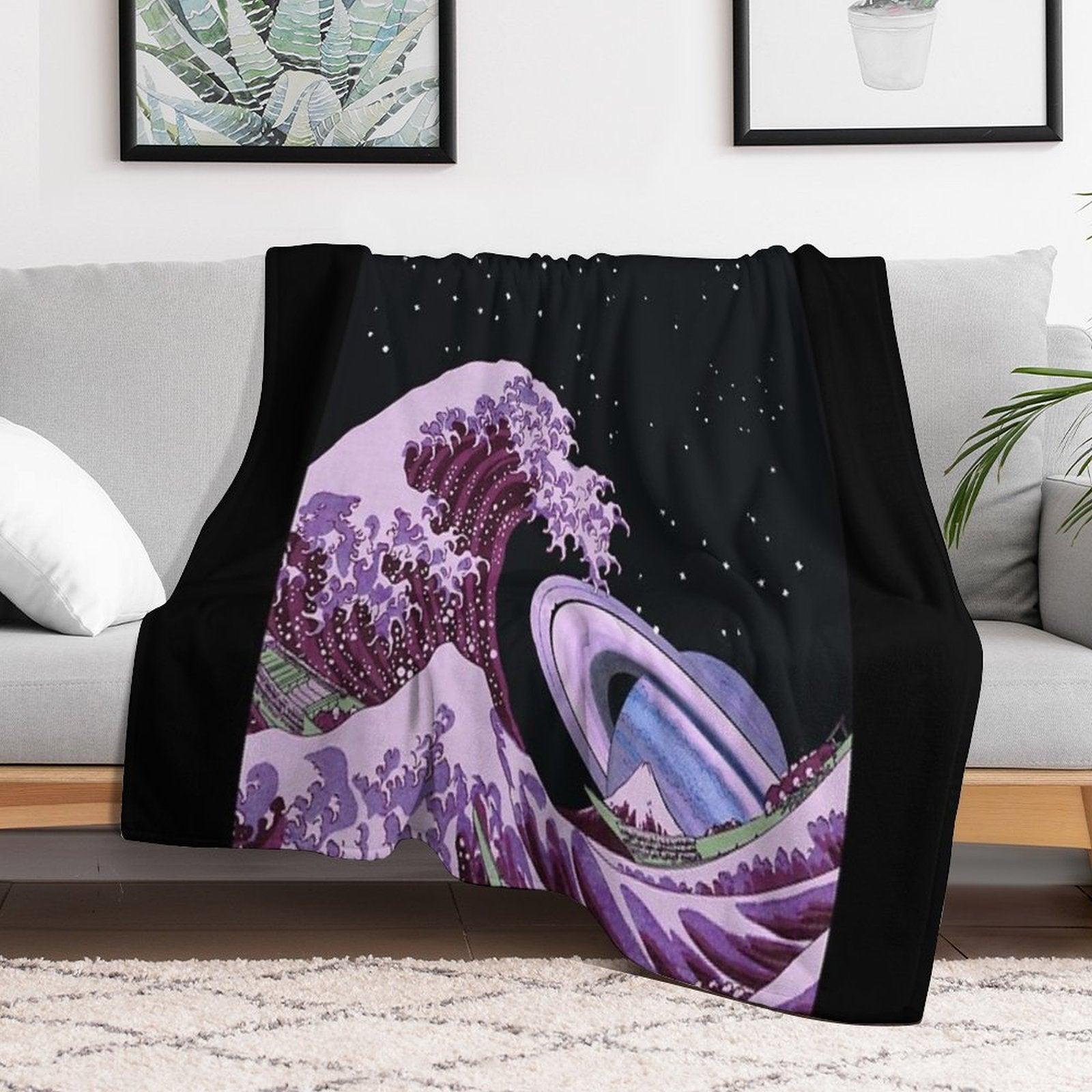 The Great Spave Wave Throw Blanket