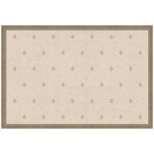 Pinboard Beige Botanical Block Print