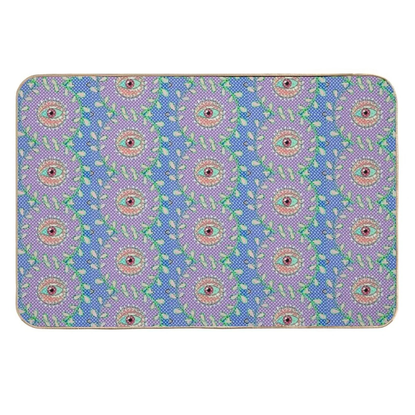 The Garden Sees All  Easy Maintenance Bath Mat