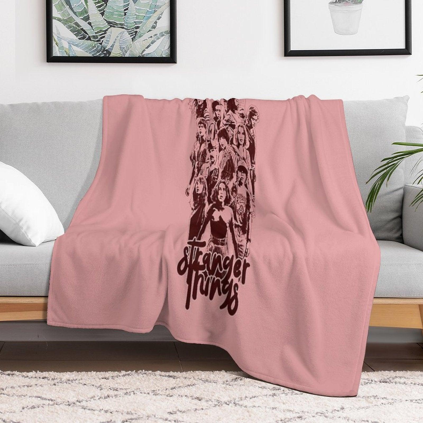 3 Times Stranger Throw Blanket