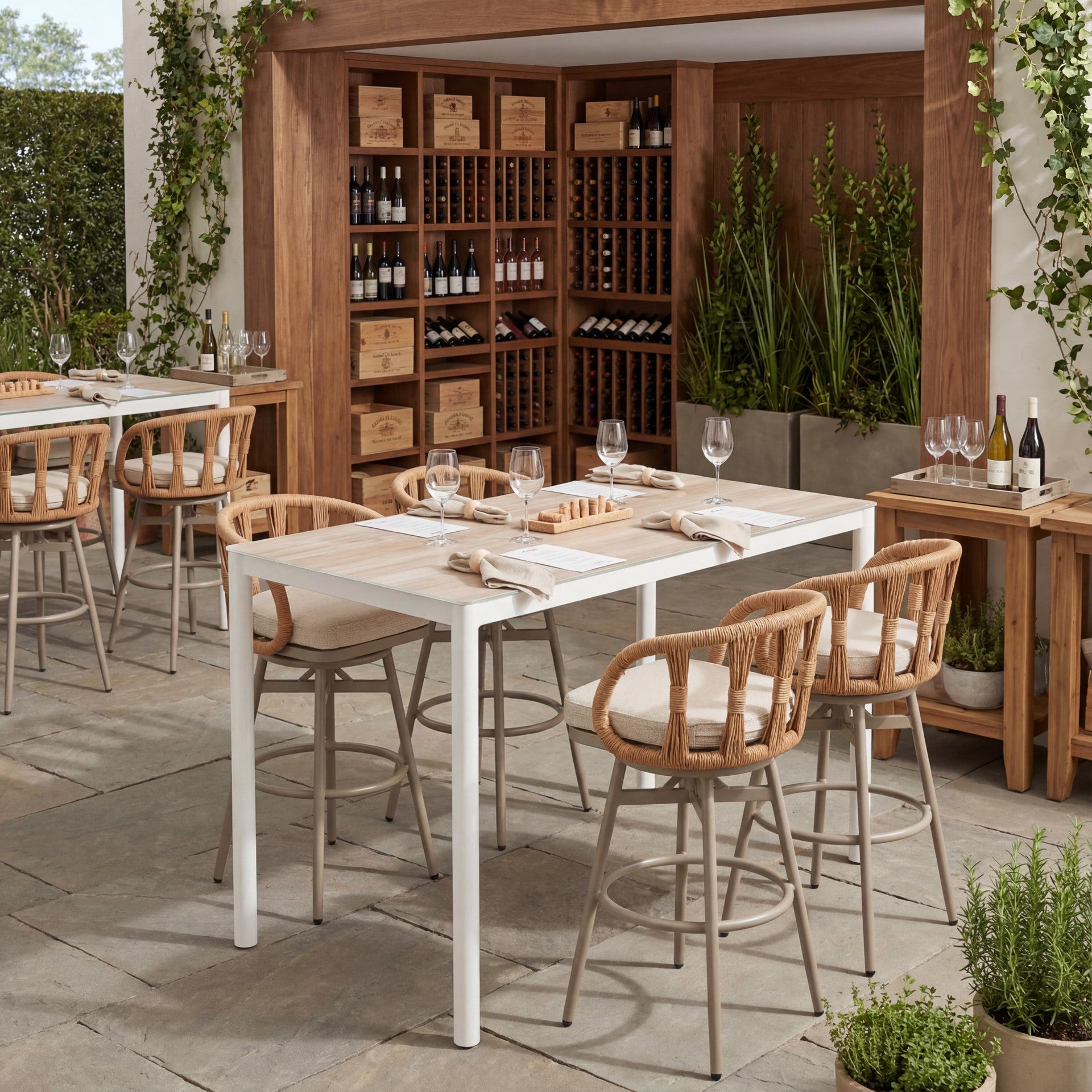 Safal Swivel Barstool Multicolor