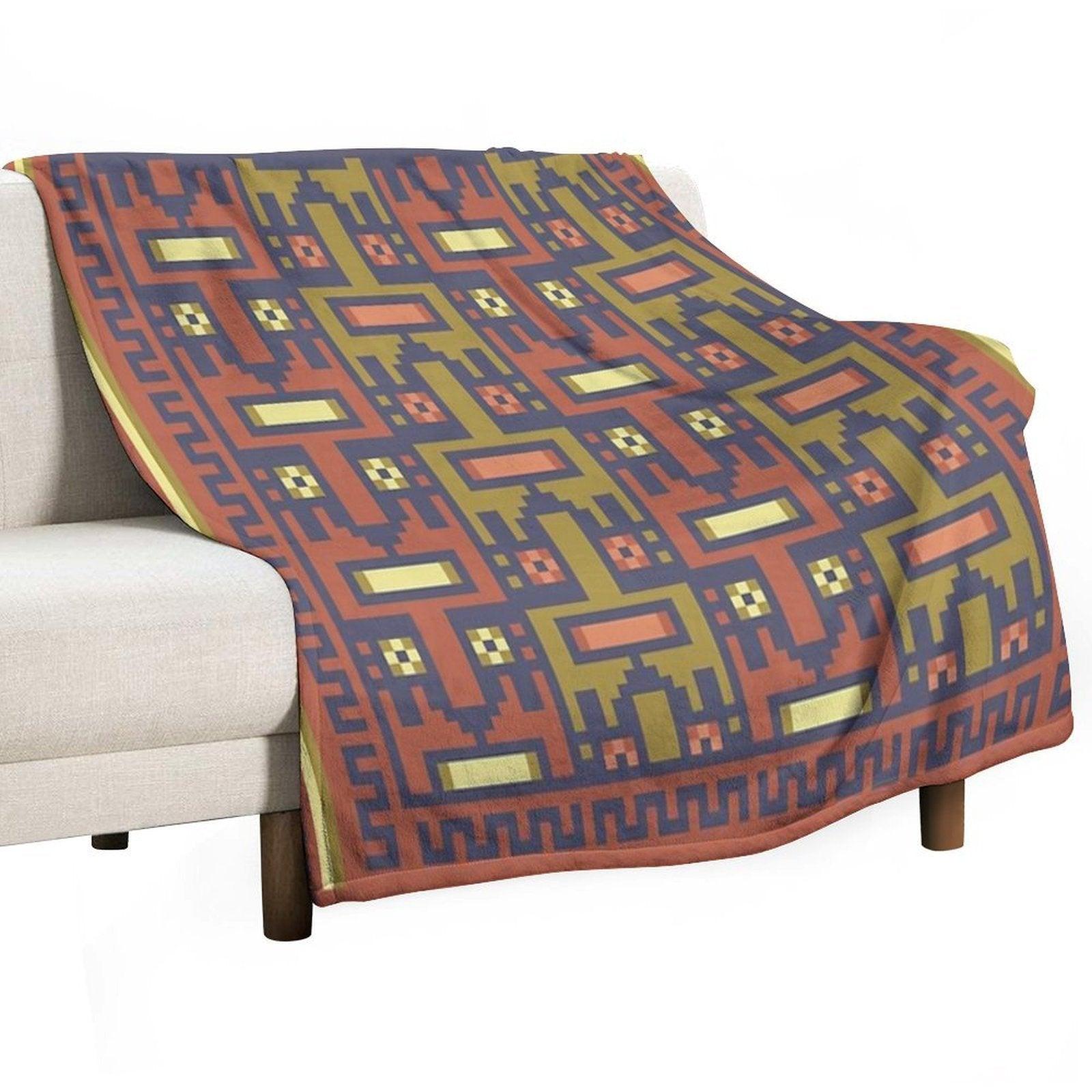 Madotsuki's Rug (Yume Nikki) Throw Blanket