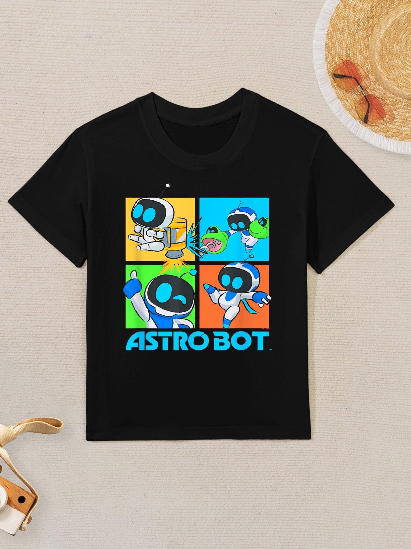 Astro Bot Rescue Mission Fighting Pose Video Game Kids T-Shirt