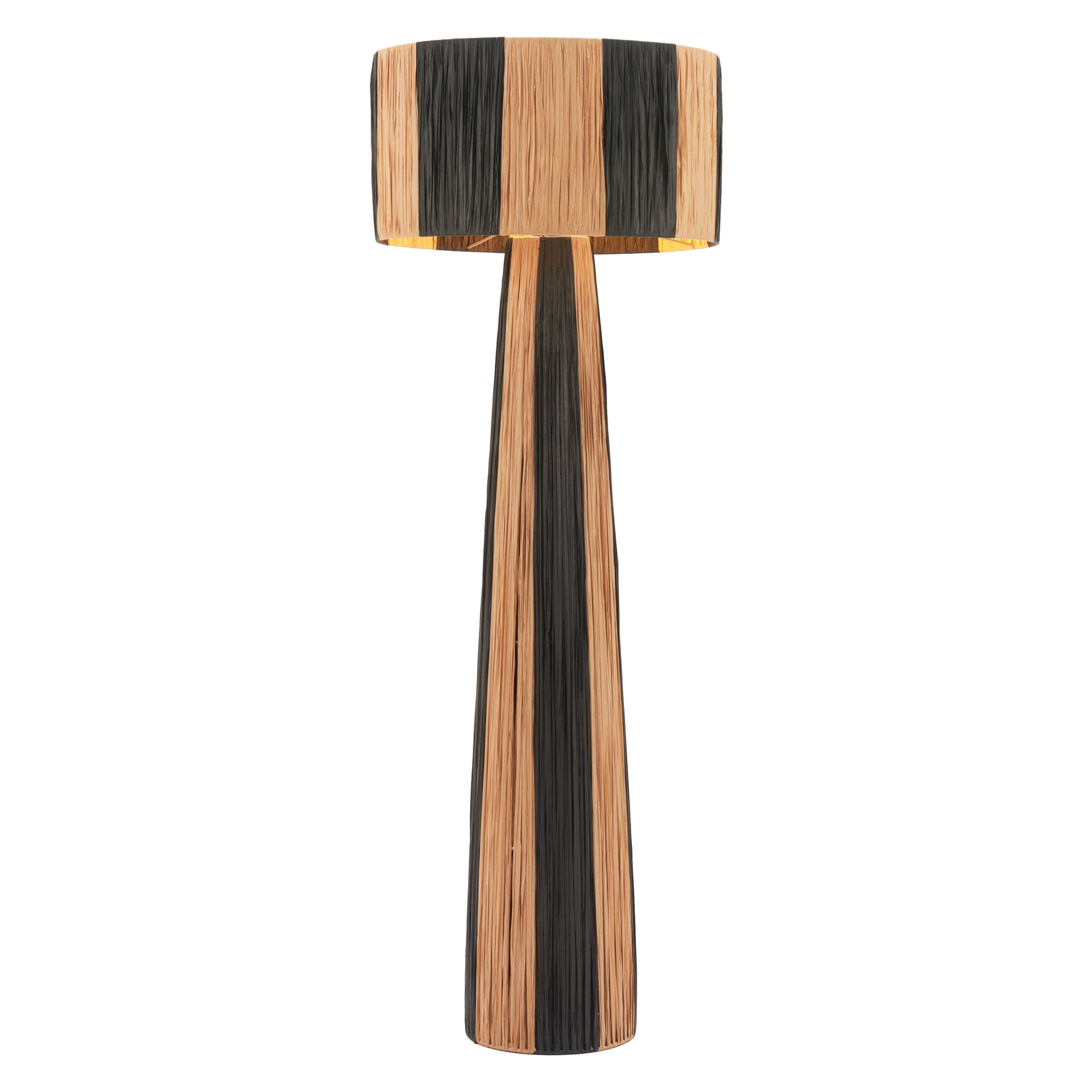 Gala Floor Lamp Black & Natural