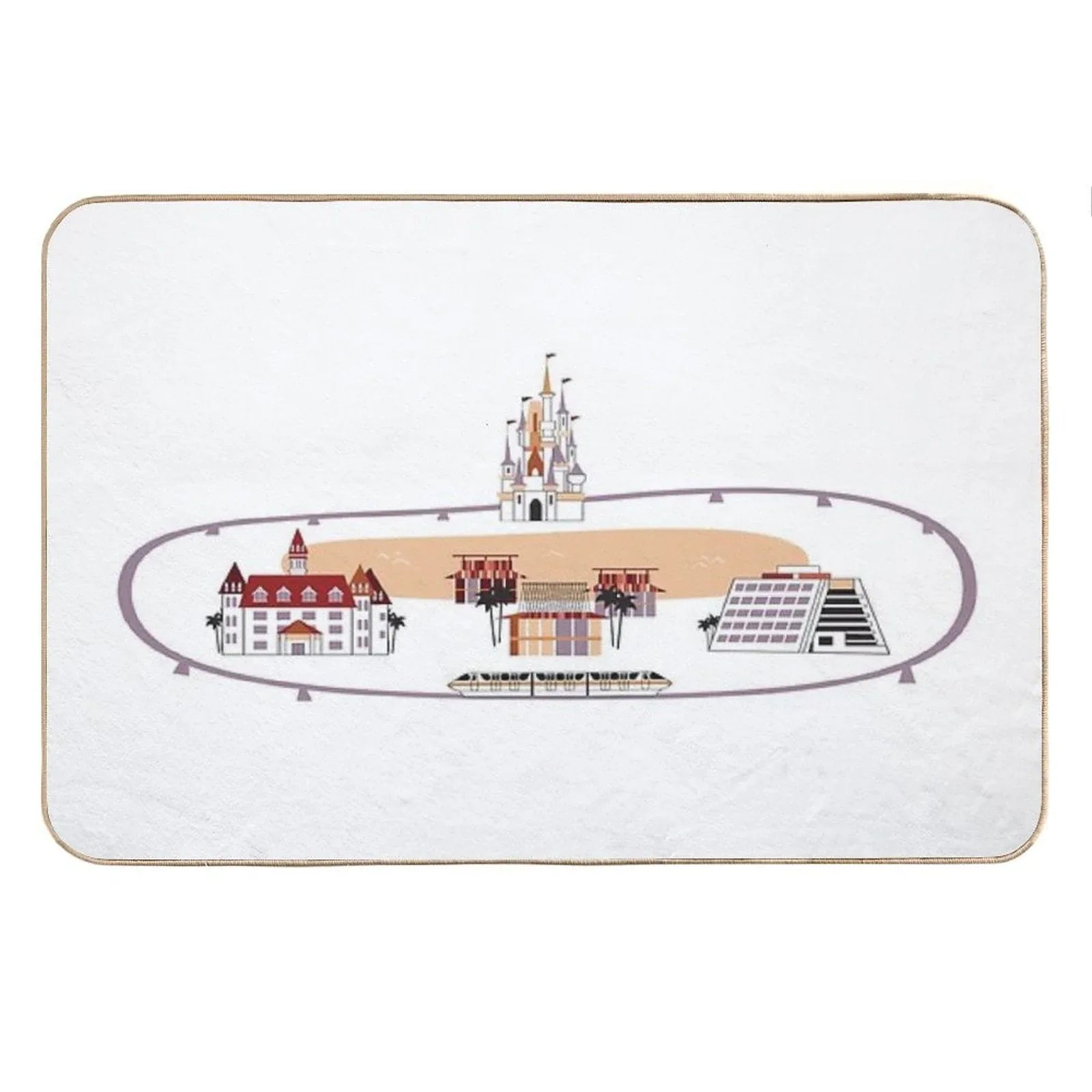 Monorail Loop Bath Mat