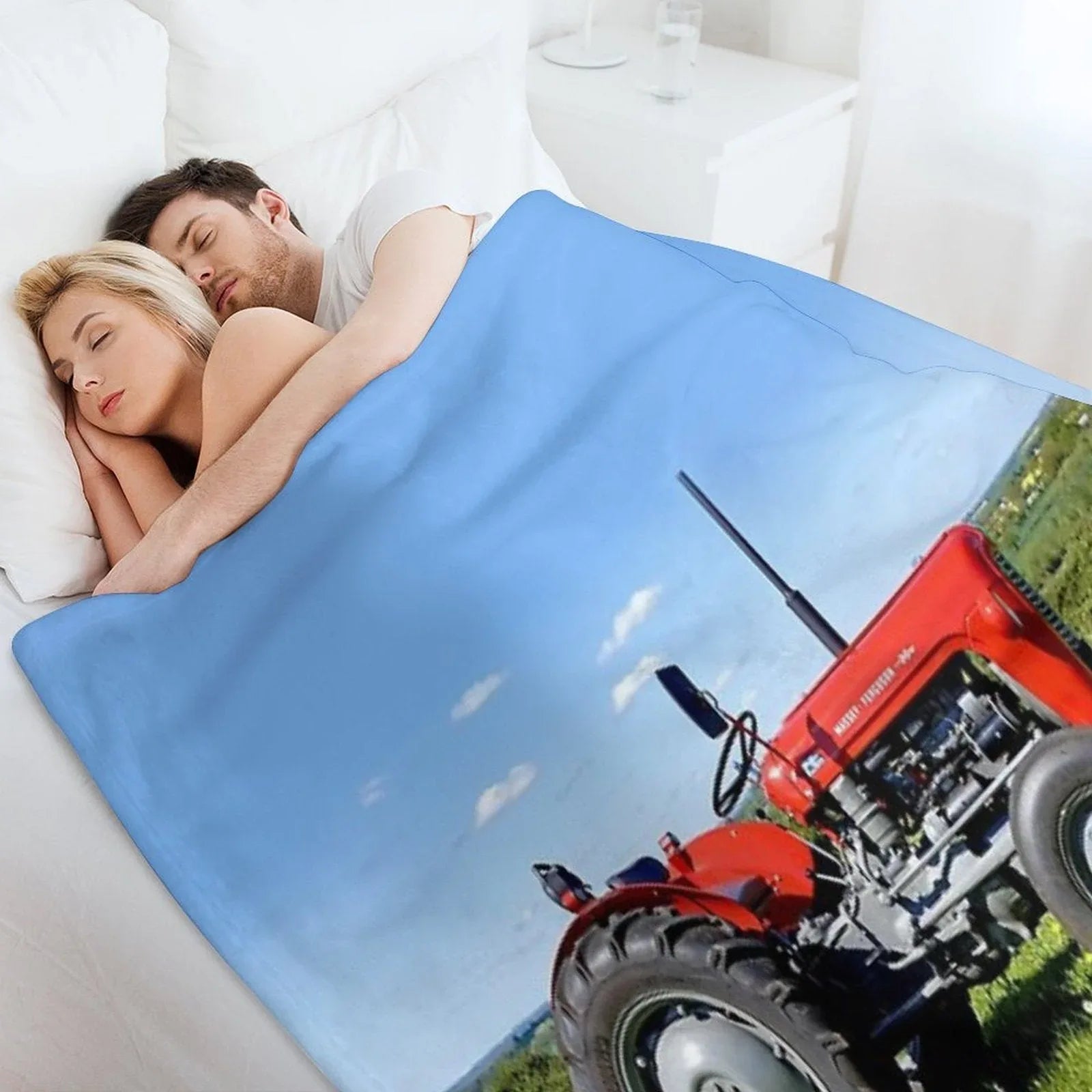 Massey Ferguson 35 Tractor Throw Blanket