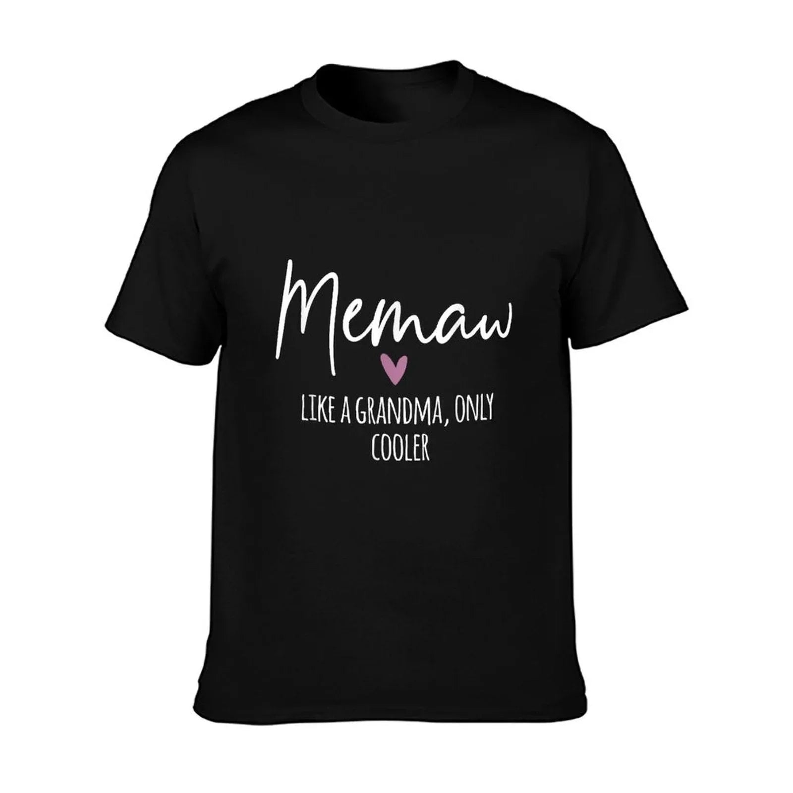 Memaw Like A Grandma Only Cooler Heart Mother's Day Memaw T-Shirt