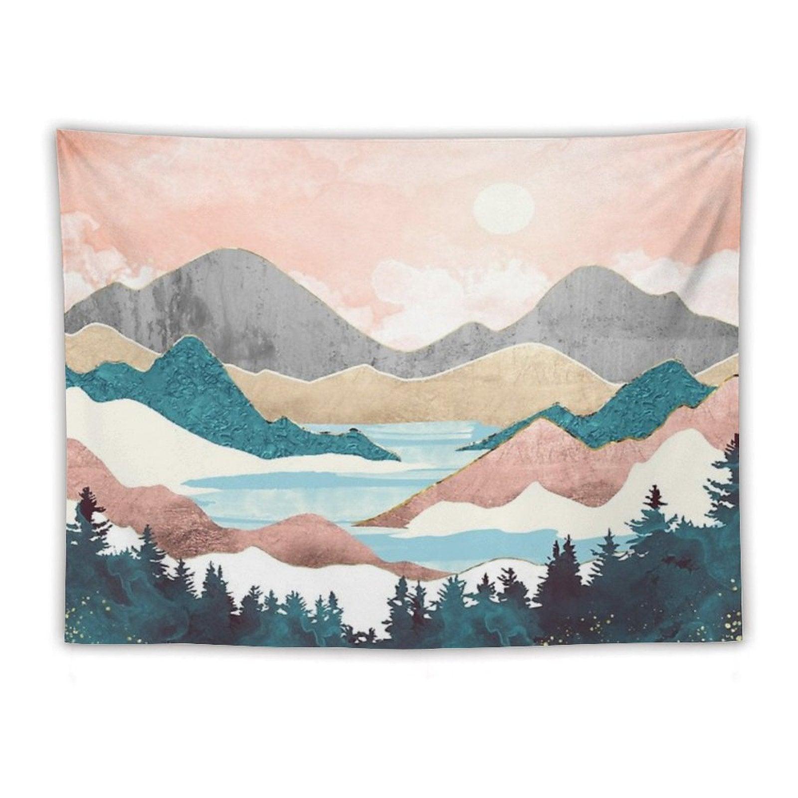 Lake Sunrise Tapestry