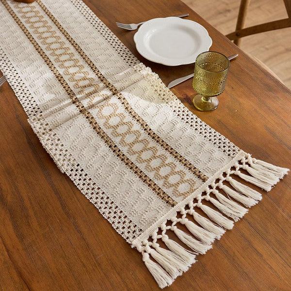 Chinese Linen Table Runner