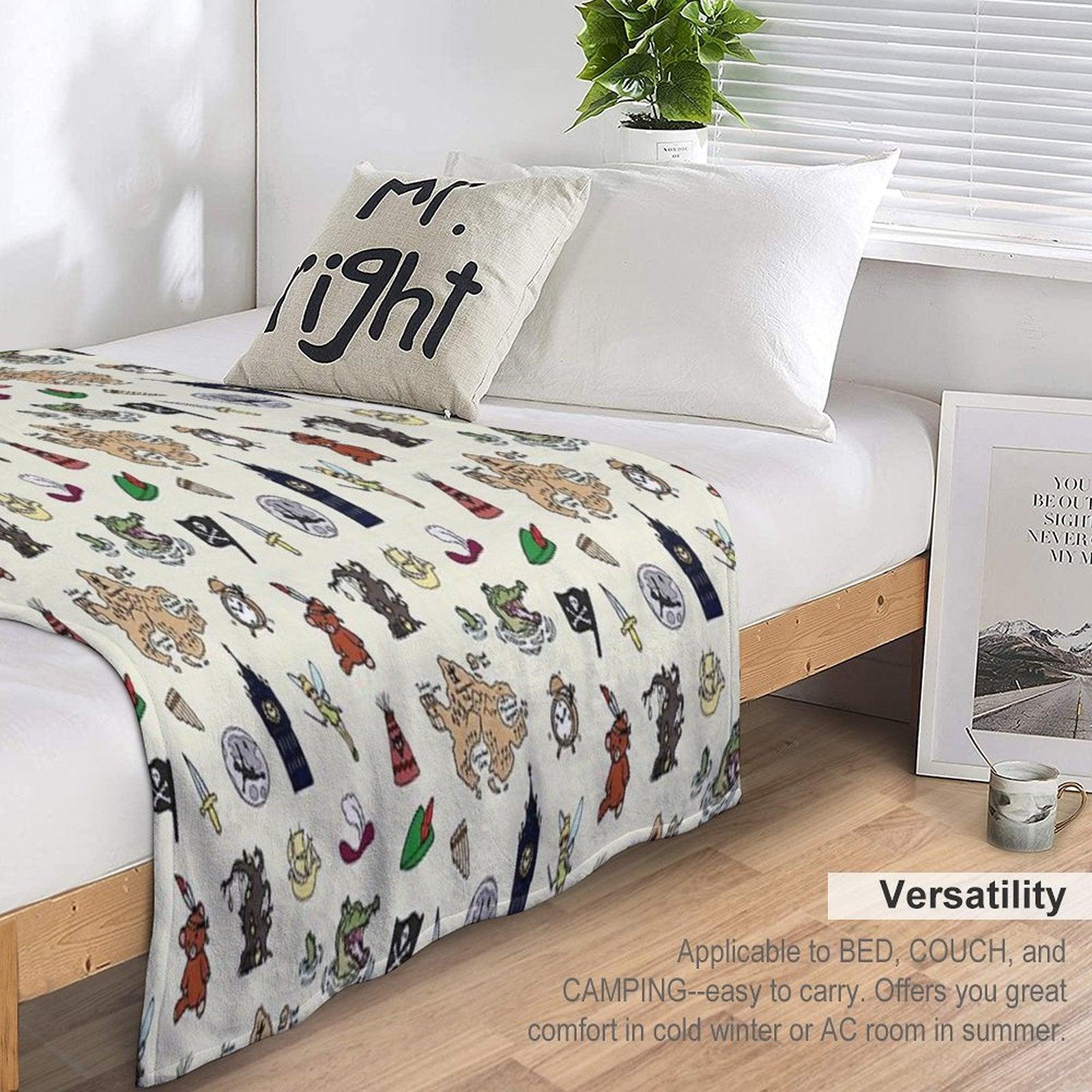 Peter Pan Throw Blanket
