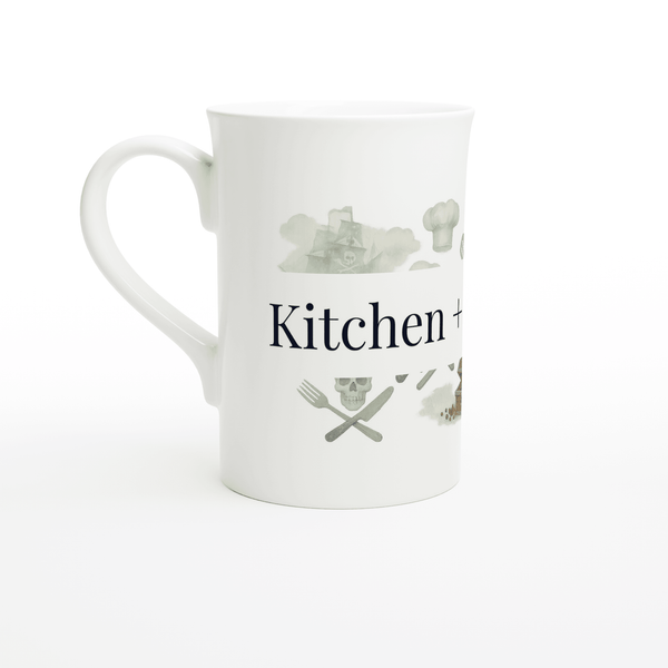 White 12oz Enamel Mug - White 10oz Porcelain Slim Mug | Coffee Mugs | Kitchen + Metal