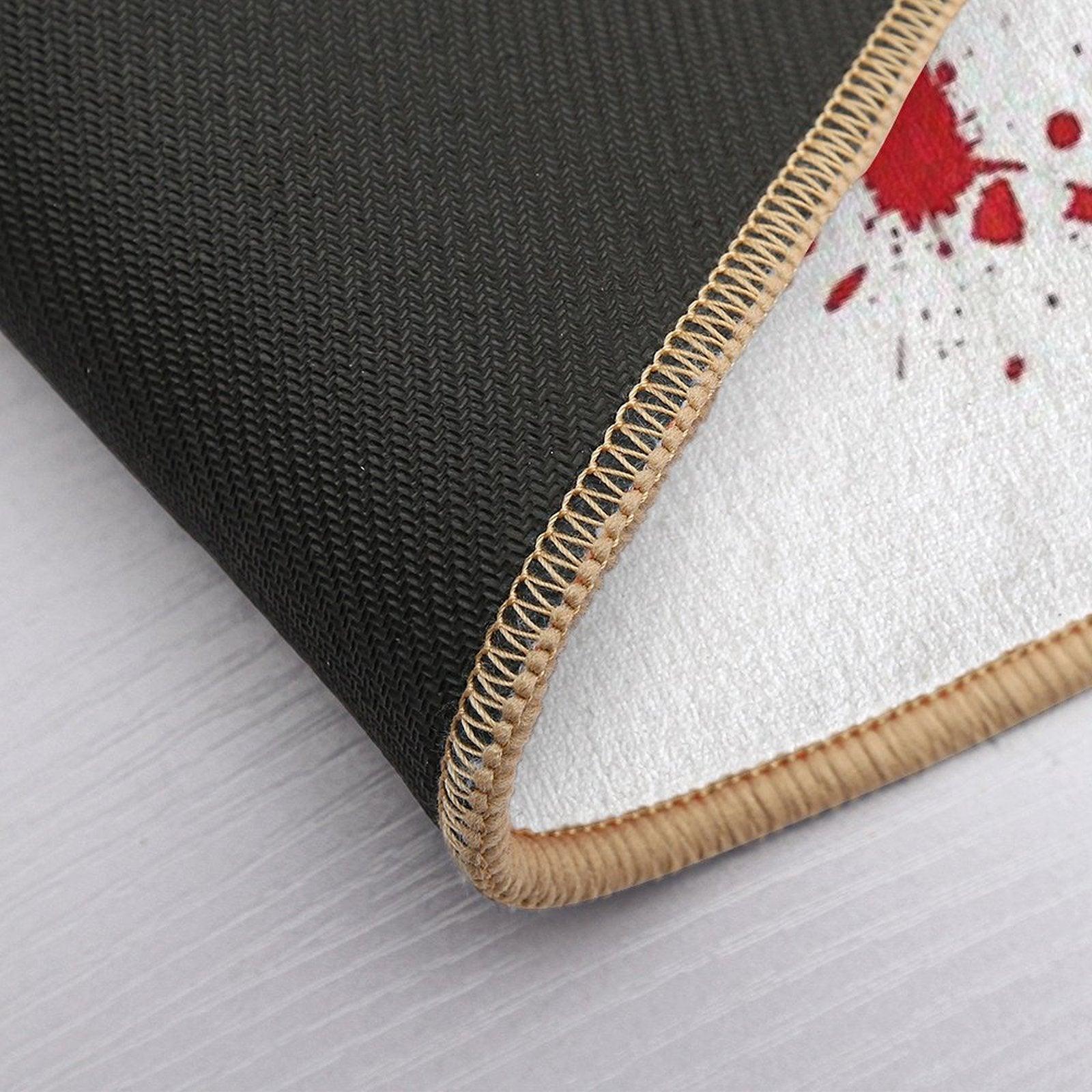 Bloody Footprints Bath Mat