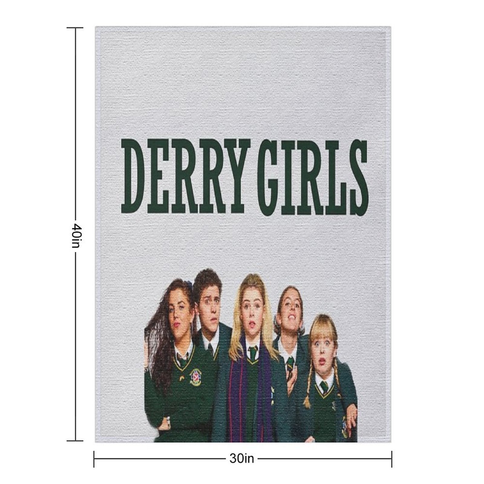 Derry Girls Easy Care Throw Blanket