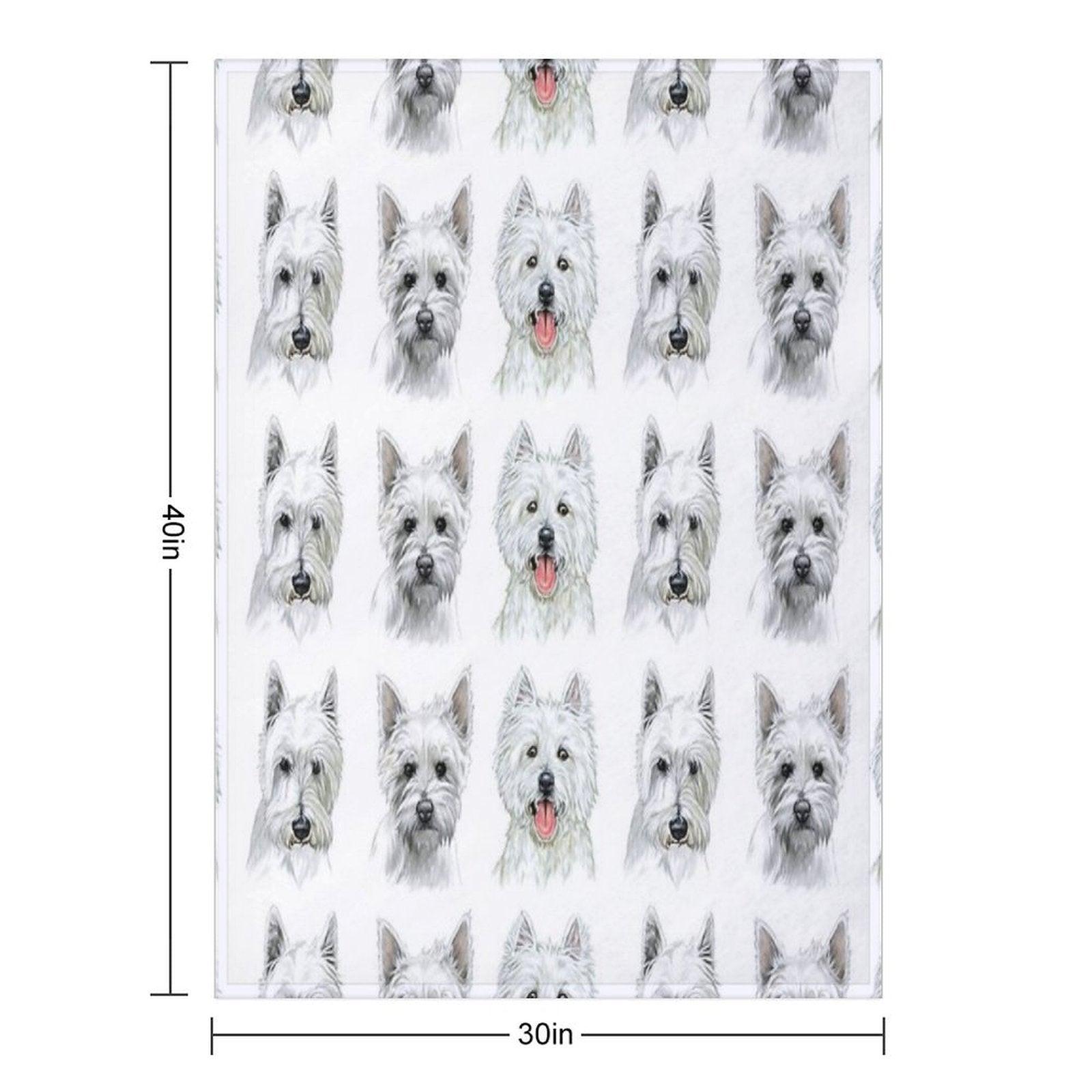 Westies Throw Blanket