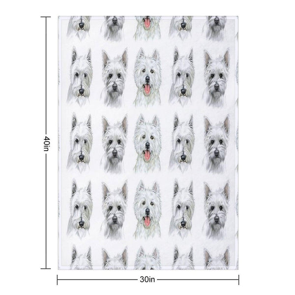 Westies Throw Blanket