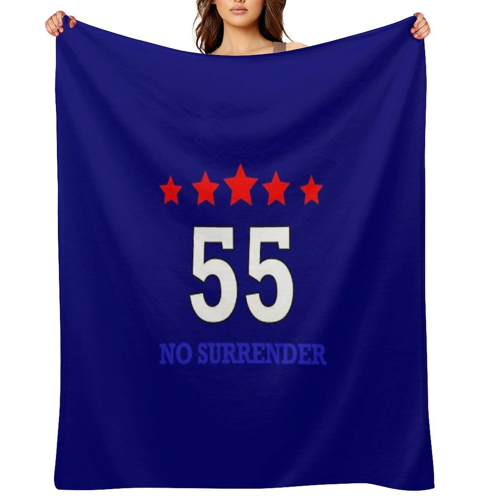 Rangers 55 T Shirt Blue Multi-functional Throw Blanket