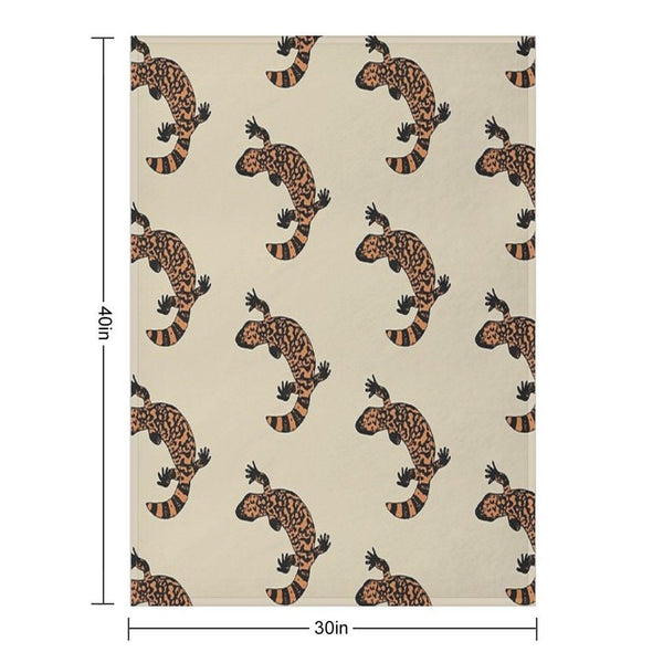 Gila Monster Throw Blanket