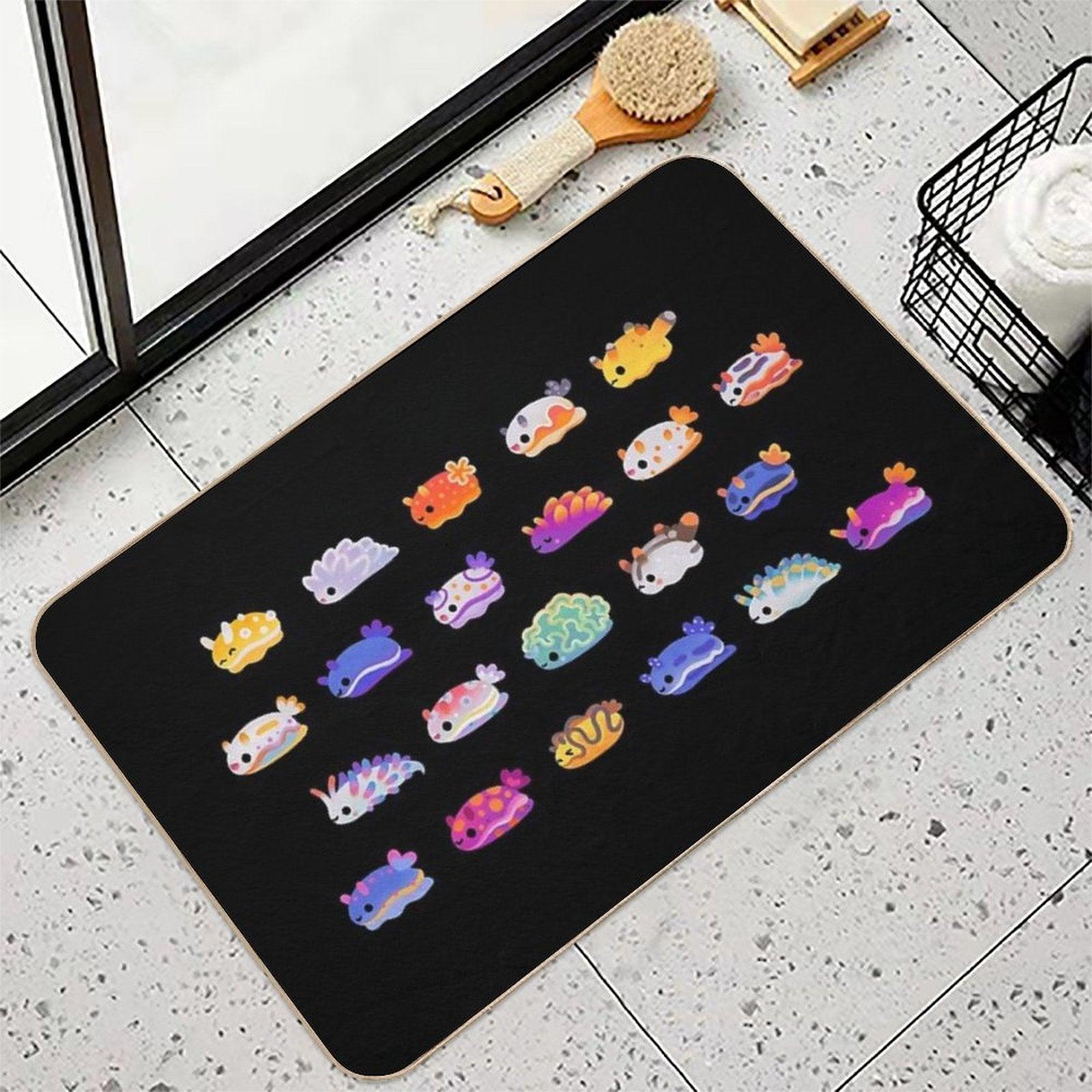 Sea Slug Day Bath Mat