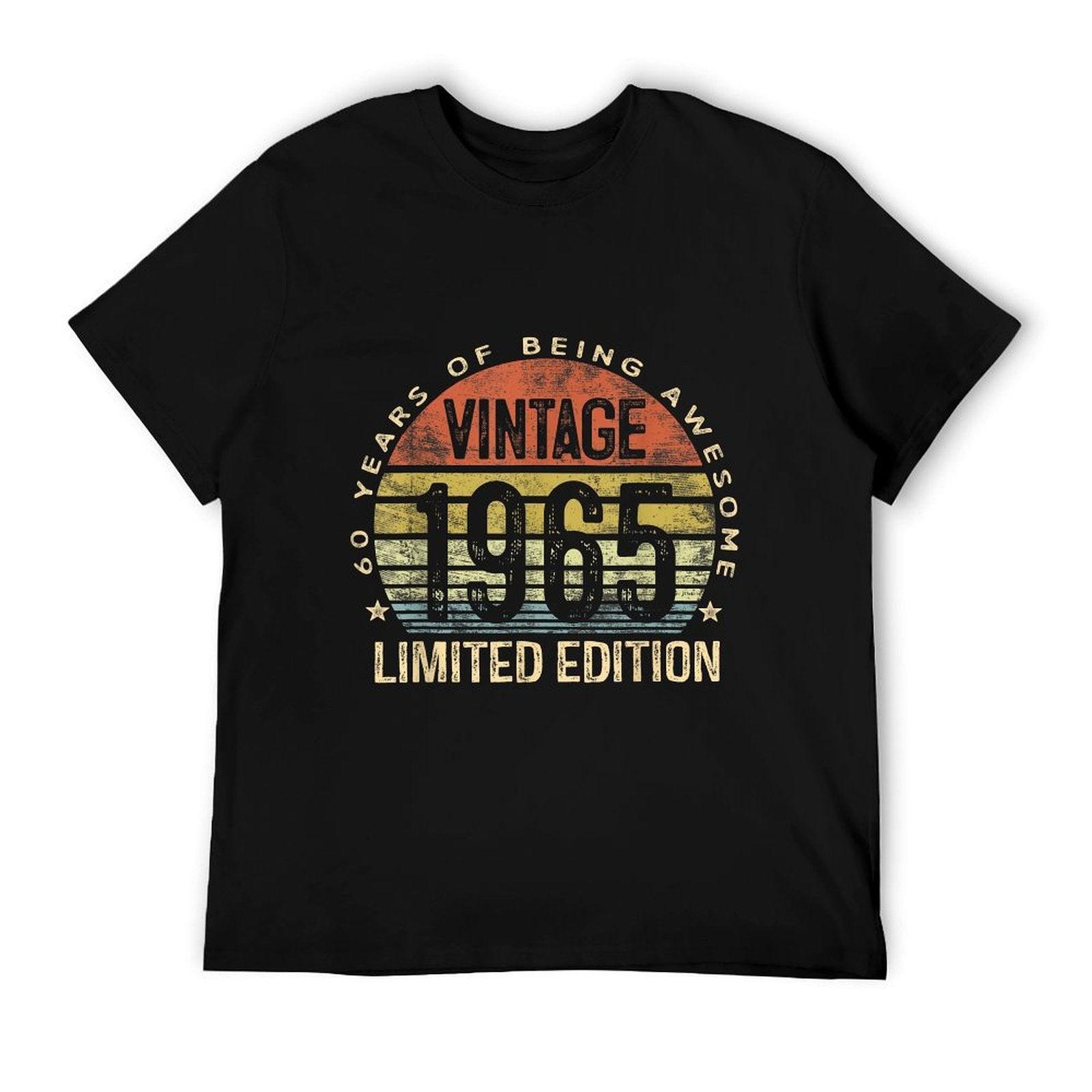 Vintage 1965 Limited Edition 60-Year-Old Gifts 60th Birthday T-Shirt