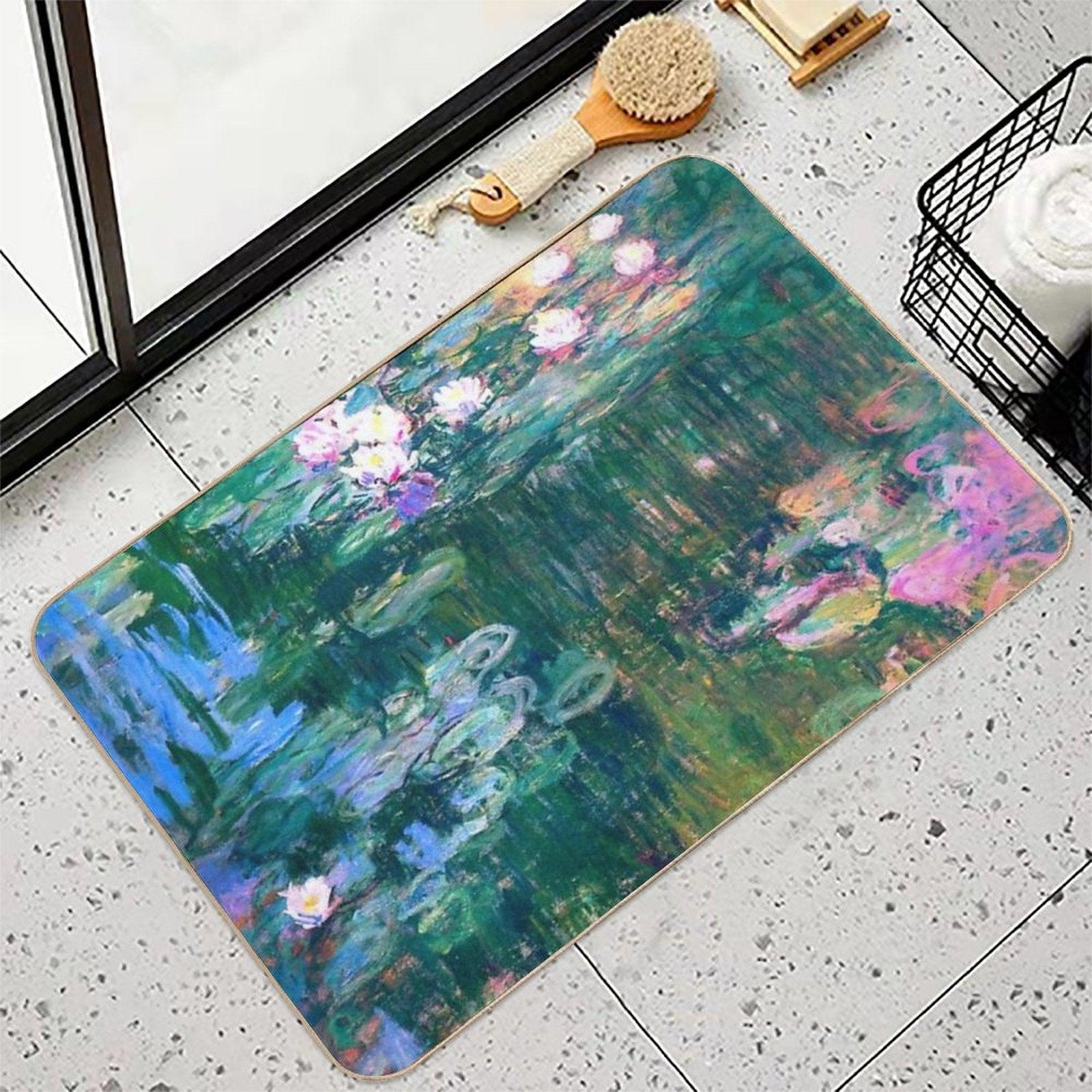 Water Lilies Monet Bath Mat