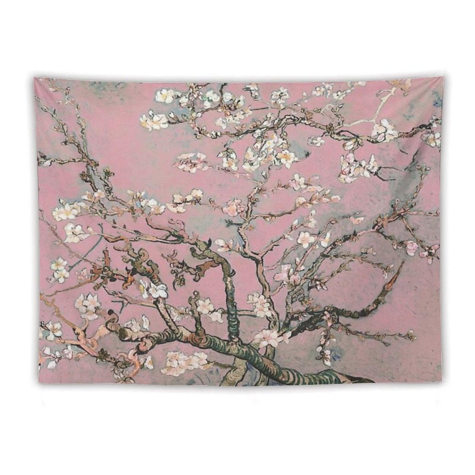 Almond Blossom - Vincent Van Gogh (pink Pastel) Tapestry