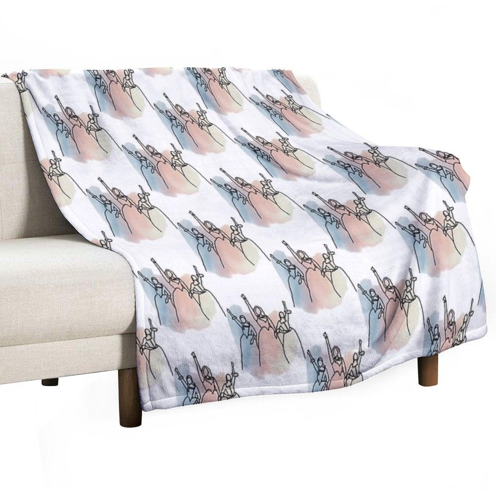 Schuyler Sisters Design Throw Blanket