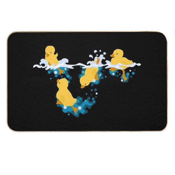 Happy Splashing Ducklings Bath Mat