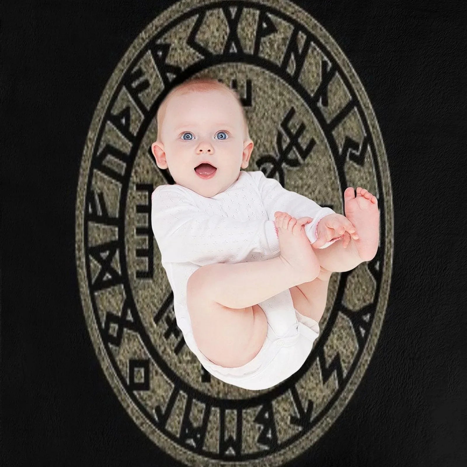 Vegvisir, Viking Compass, Norse, Symbol, Protection, Nordic, Vikings Throw Blanket