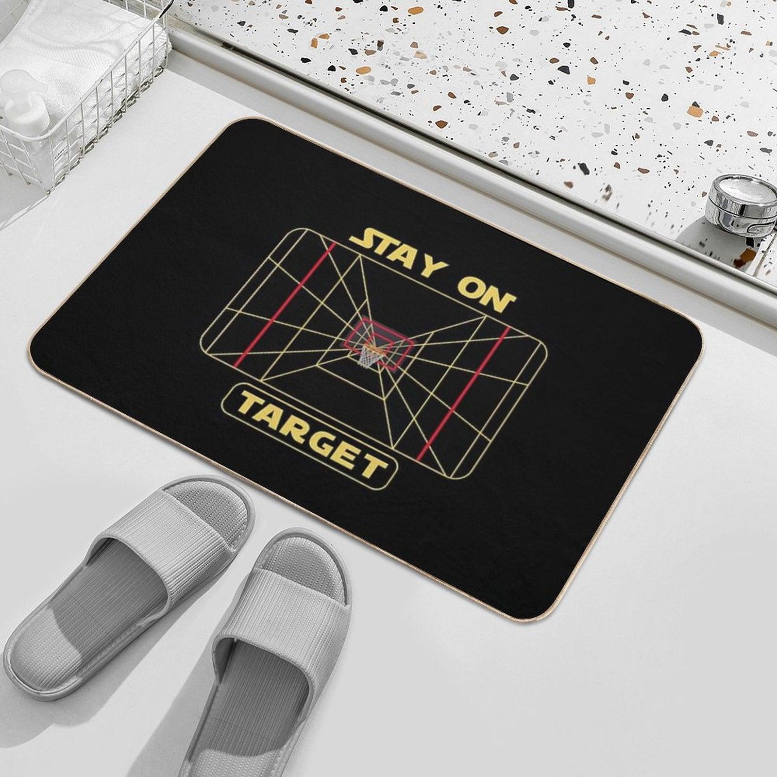 Stay on Target - Basketball Hoop Bath Mat