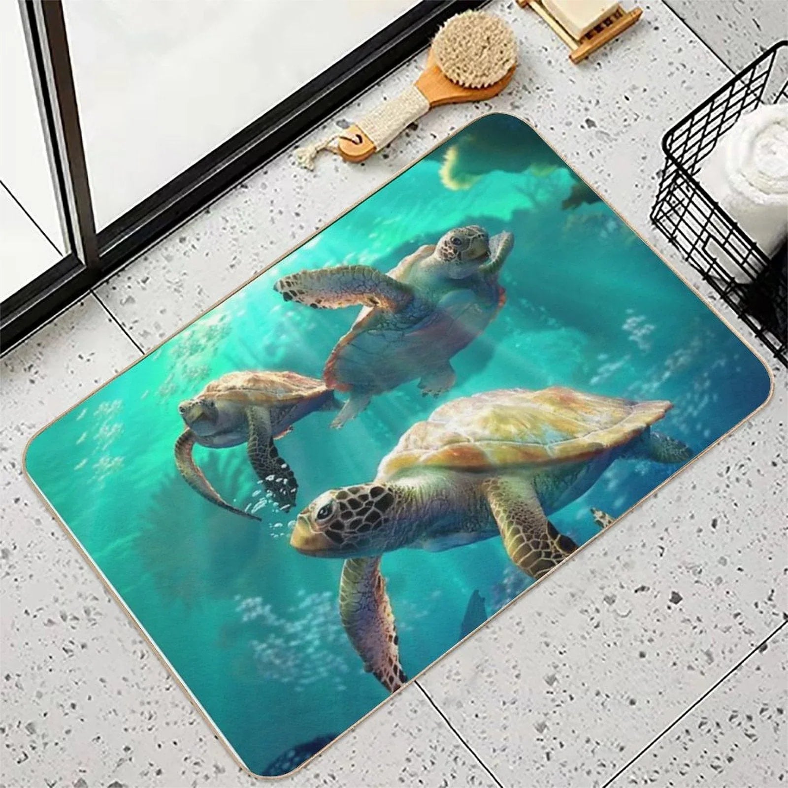 Sea Turtles Bath Mat
