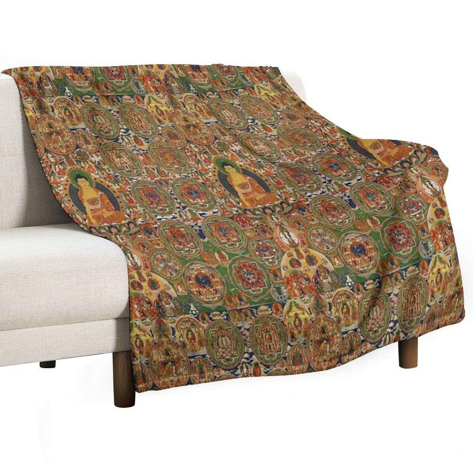 Buddha Throw Blanket