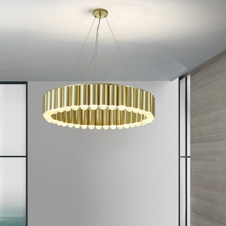 Nordic Chandelier Simple Modern Living Room Lamp Duplex Villa Bedroom Study Decorbites