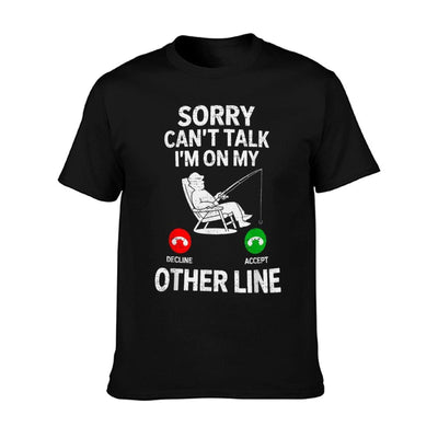 Funny Fishing Dad Fisherman Fish Lover Saying Father's Day T-Shirt