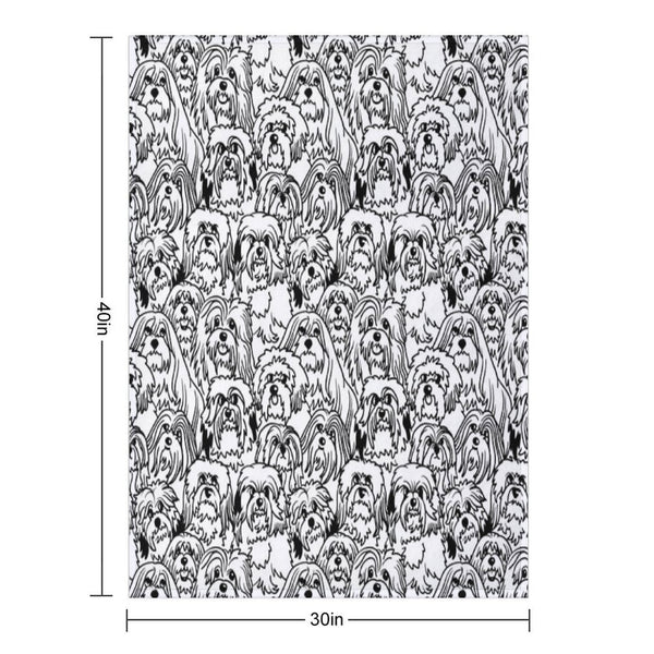 Oh Havanese Versatility Throw Blanket
