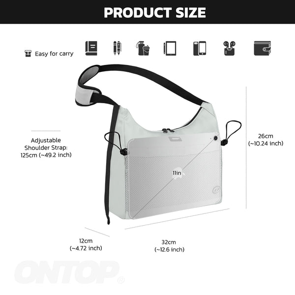 Statement Messenger Crossbody Bag