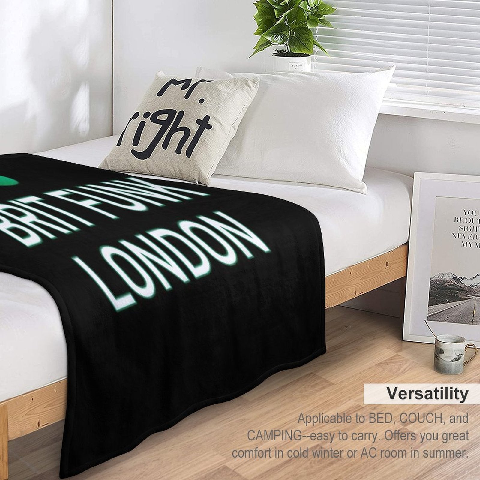 Brit Funk - London UK Anti-pilling Throw Blanket
