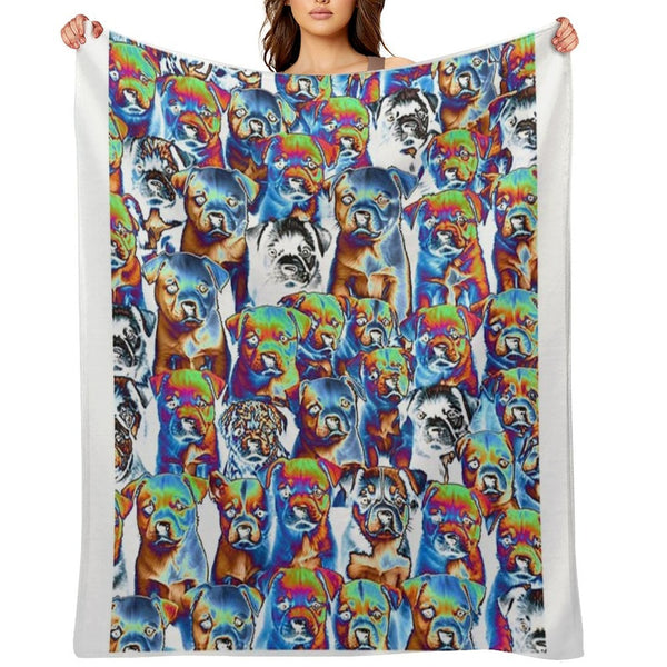FEEL THE VIBE Easy Care Throw Blanket