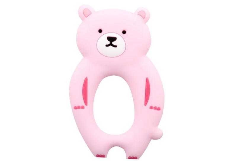 Baby Teether Silicone Rabbit Food Grade Bunny Teether Nursing Teething  Accessories Silicone Animal Teether For Kids and Baby