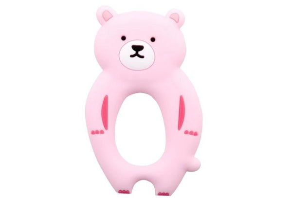 Baby Teether Silicone Rabbit Food Grade Bunny Teether Nursing Teething  Accessories Silicone Animal Teether For Kids and Baby