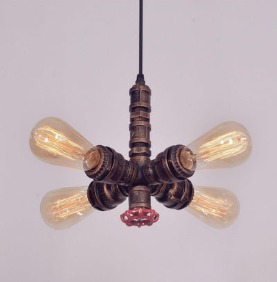 Retro Industrial Style Decoration Restaurant Bar Wrought Iron Lighting