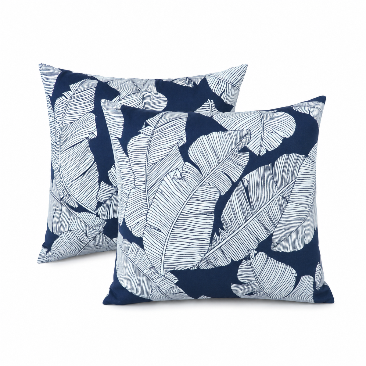 6 Pack Outdoor Pillow Covers - 18x18 Inch Water-Repellent Fabric