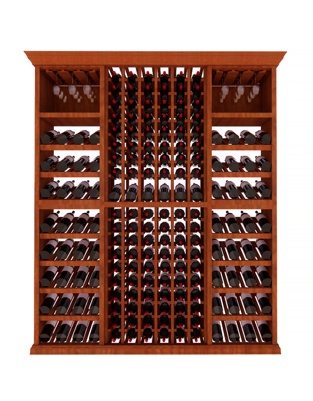 6 Foot Wine Cellar Storage System | 208 Bottle Capacity