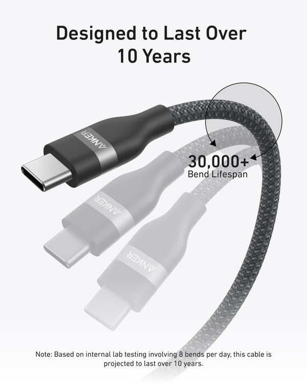 Anker Laptop Power Bank (25K, 165W, Built-In and Retractable Cables)