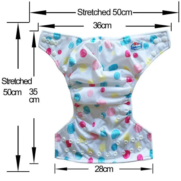 6pcs/Pack Baby Cloth Diapers Microfleece Linning Pocket Diaper Washable Reusable High Quality Nappy