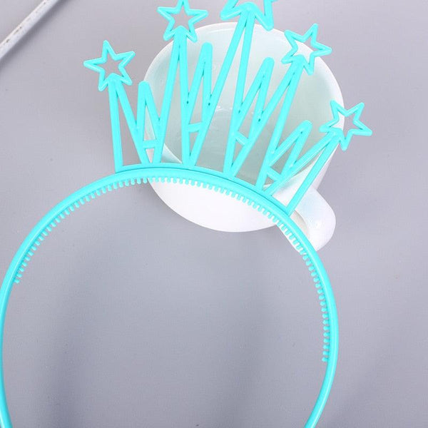 6pcs Plastic Crown Headbands Baby Girl Kids Tiara Hairbands Hair Hoop Accessories Hair Band Headwear Gorgeous Hair Accessories For Women