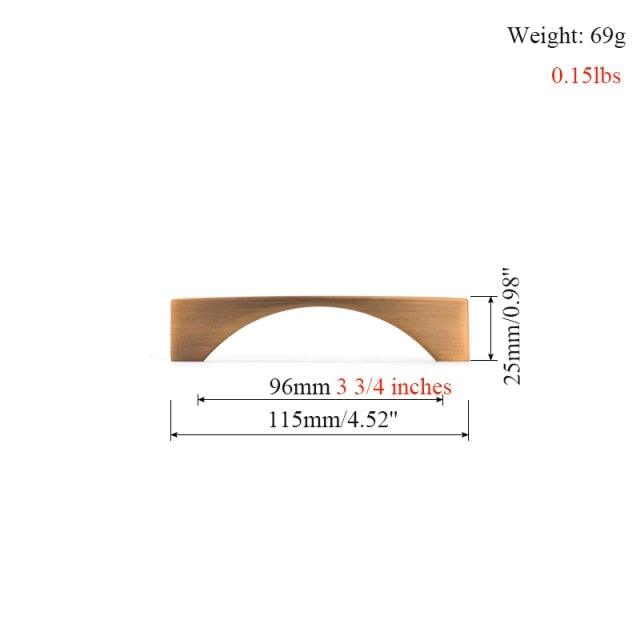 6PCS Set Nordic Modern Glam Brushed Bronze Drawer Knobs Kitchen Door Handles Cupboard Door Handle Cabinet Handles for Furniture Hardware  Brushed Brass Handle Modern Minimalist Cabinet Pull Drawer Handle Wardrobe Cabinet Hardware