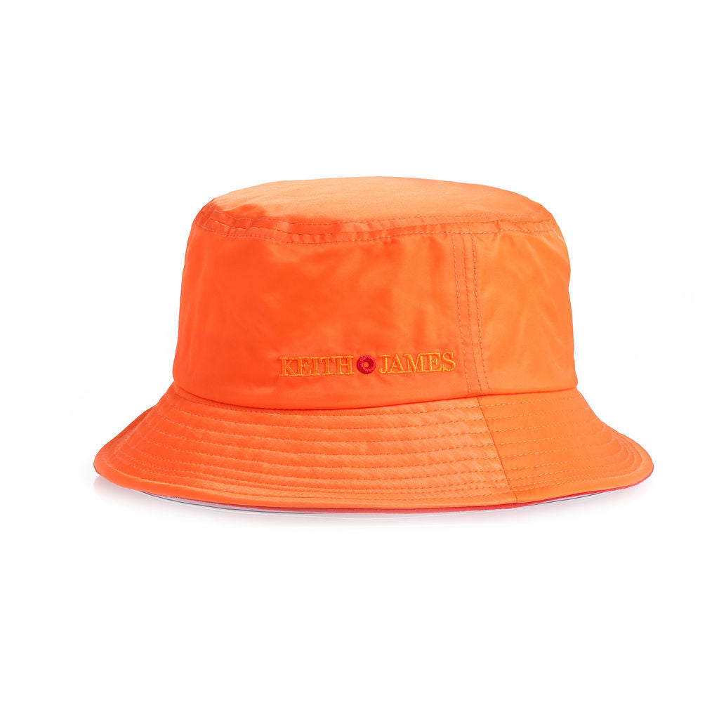 KJ Bucket Hat (Citrus Orange)