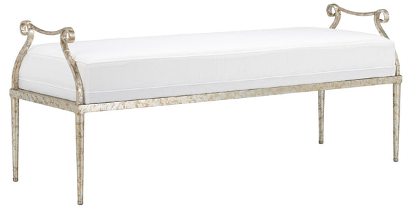 Genevieve Silver Bench, Muslin